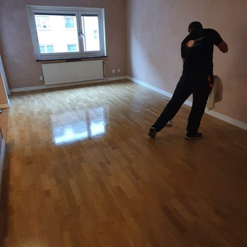 Someone cleaning an estate