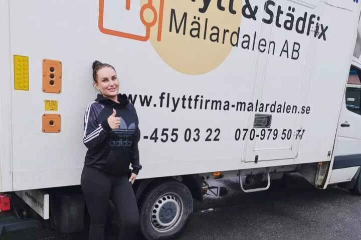 Removal van in Södertälje