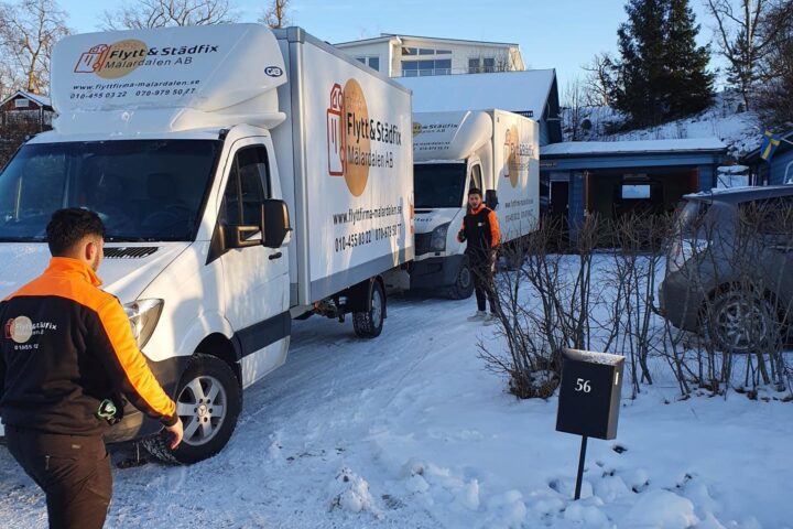 Snow doesn't stop us from moving in västerås.